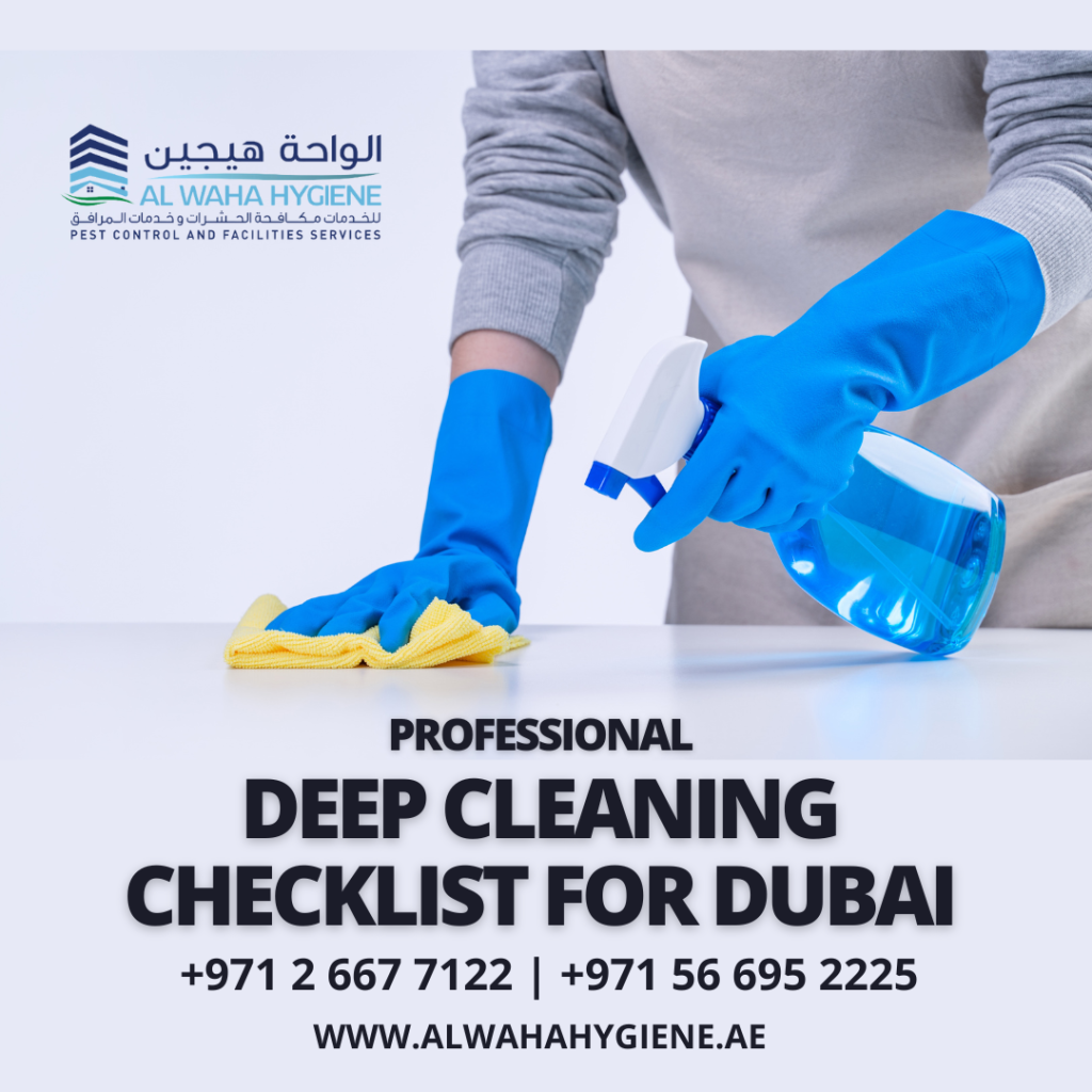 Dubai’s Deep Cleaning Checklist: A Complete Guide to Sparkling Homes